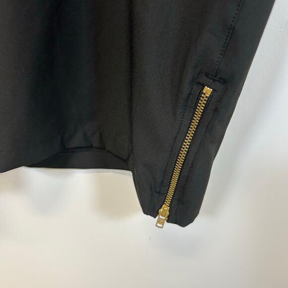 Albion Going Places Dress Black Cap Sleeves Drawstring Waist Women’s L Tall NWT - Picture 7 of 12